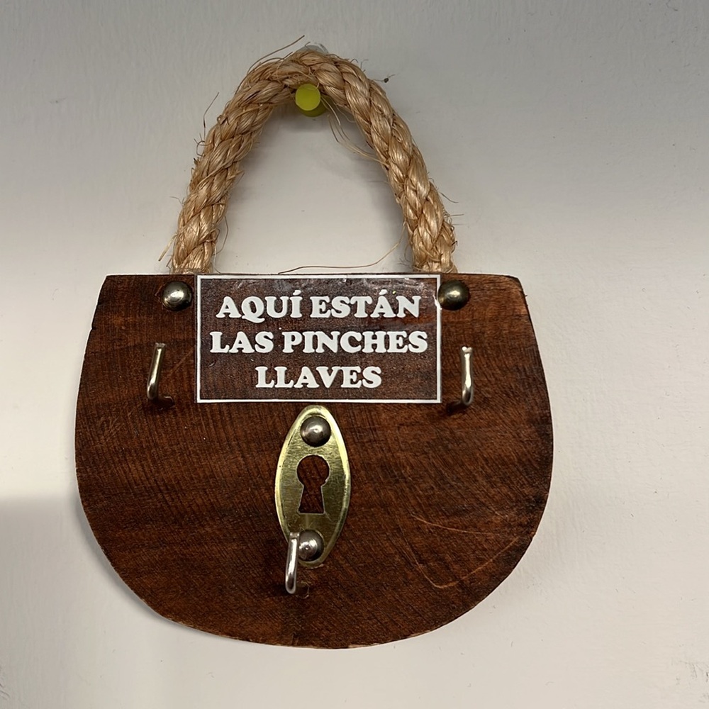 Silly Wooden Key Holder